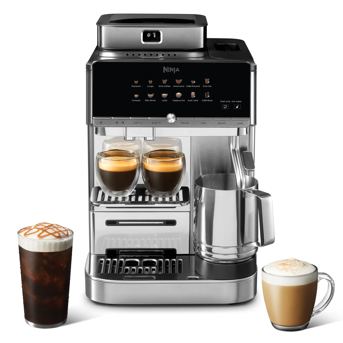 Ninja AutoBarista™ Pro Fully Automatic Espresso Machine in Stainless Steel