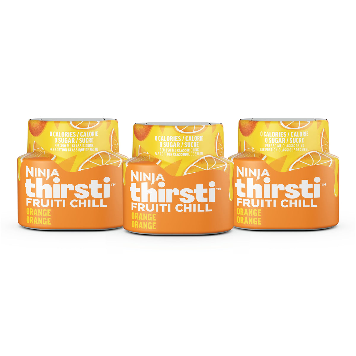 Ninja Thirsti™ VITAMINS Orange Tangerine Flavoured Water Drops (Sweetened), 3 pack, WCFOTGAMC