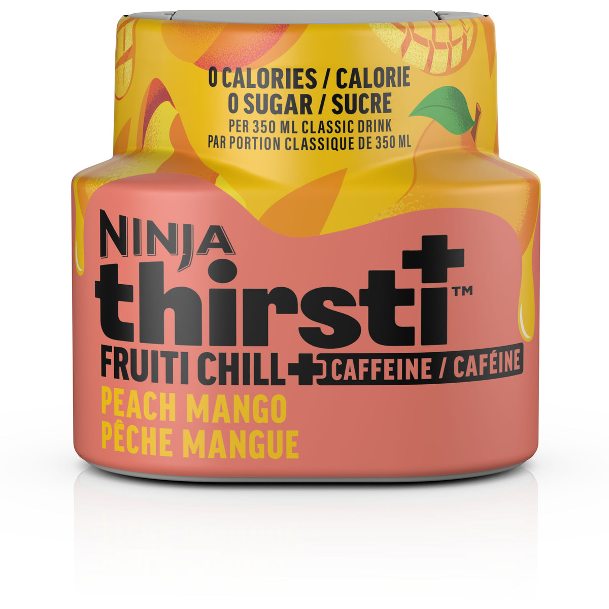 Ninja Thirsti™ FRUITI CHILL + CAFFEINE Peach Mango Flavored Water Drops